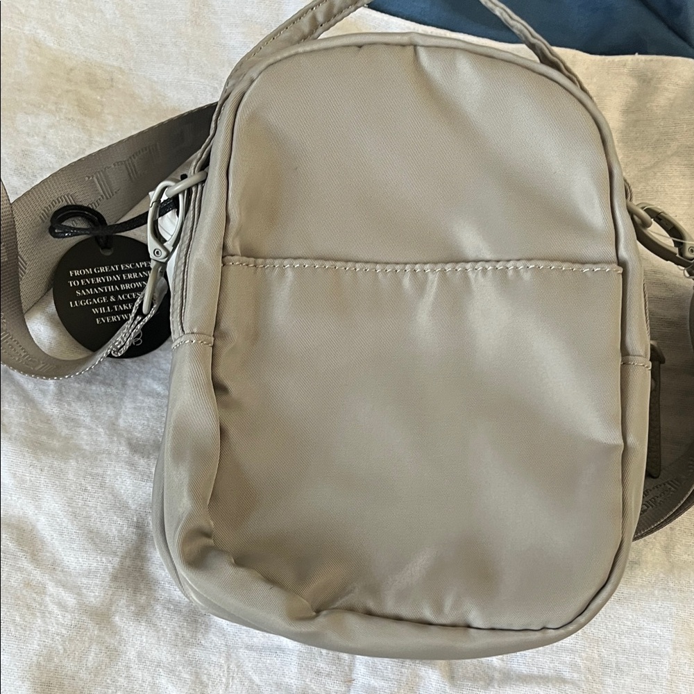 Samantha Brown Gray Crossbody Bag - Picture 2 of 6
